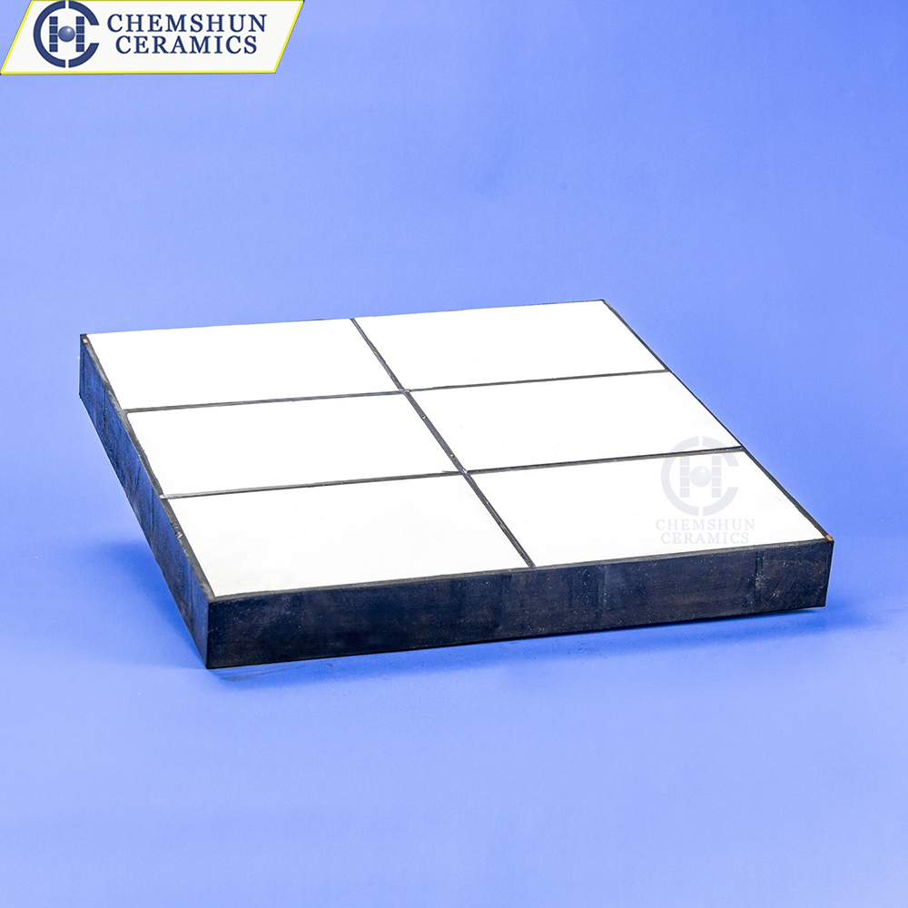 Three-in-one Wear-resistant Rubber Ceramic Lining Process