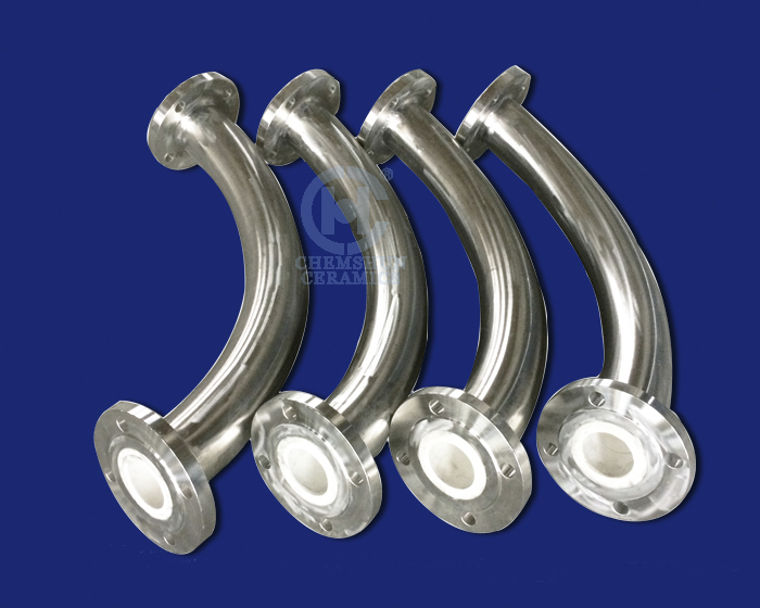 In which industries can wear-resistant ceramic pipes be used?