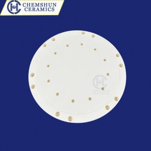 99.7% Alumina Wafer Polishing Plate with Hole