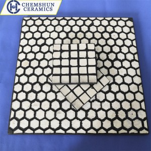 Alumina Ceramic Rubber Wear Liner