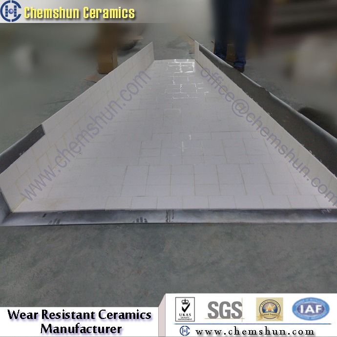 Abrasion resistant ceramics is the solid guardian of the chute